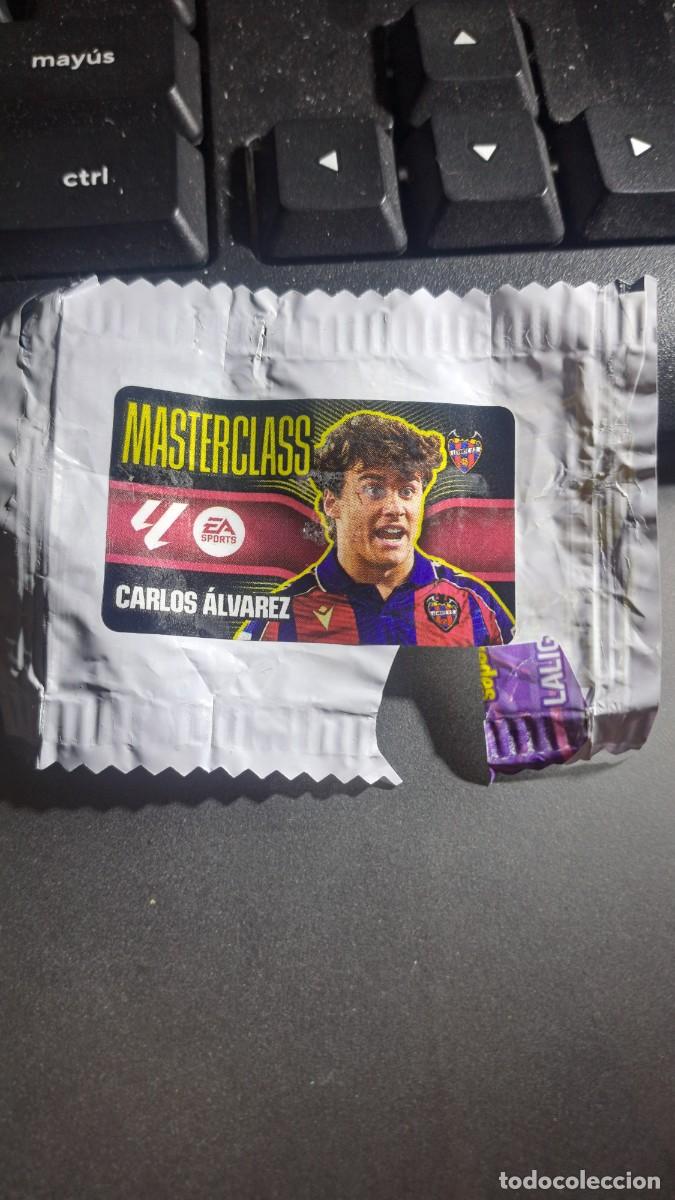Coleccionismo cromos antiguos: CROMO CARLOS ALVAREZ MASTERCLASS LEVANTE CHICLE LIGA 2026 2027 26 27 ESTE PANINI NUNCA PEGADO