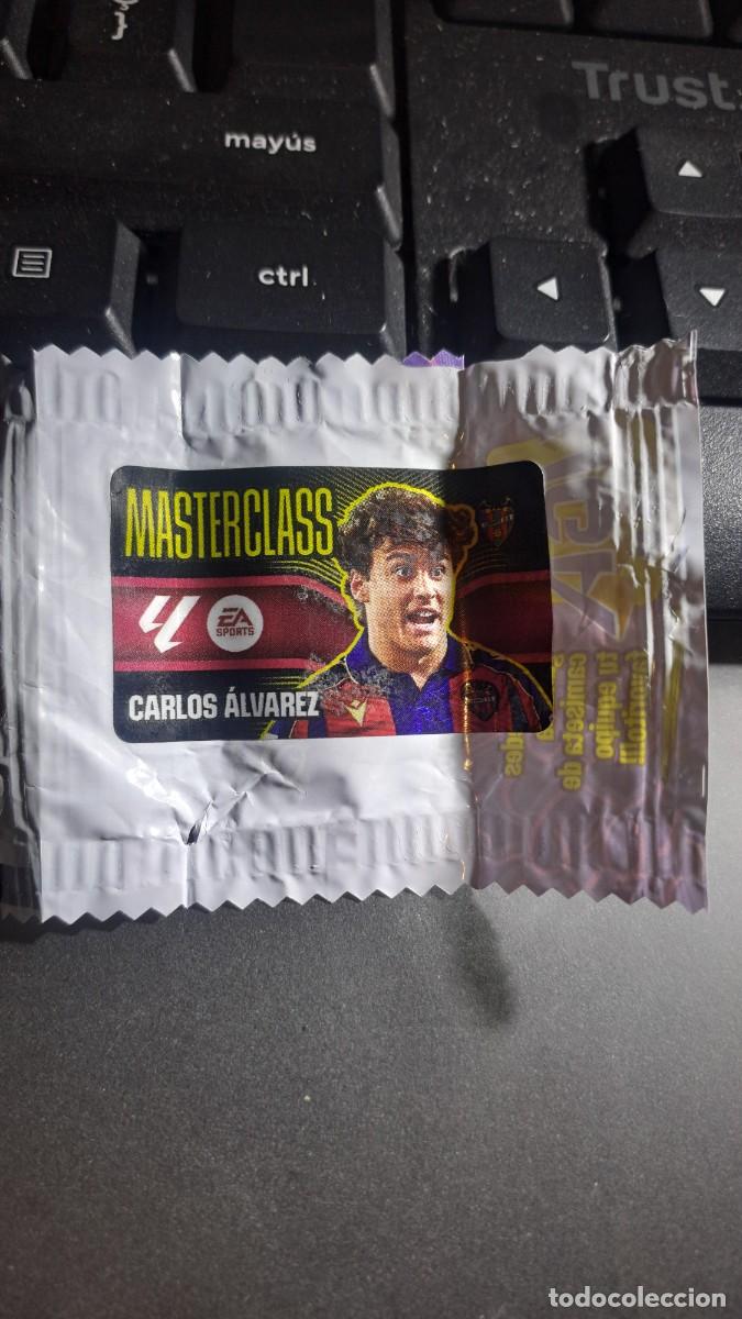 Coleccionismo cromos antiguos: CROMO CARLOS ALVAREZ MASTERCLASS LEVANTE CHICLE LIGA 2026 2027 26 27 ESTE PANINI NUNCA PEGADO