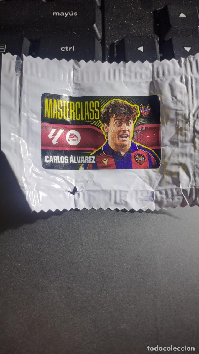 Coleccionismo cromos antiguos: CROMO CARLOS ALVAREZ MASTERCLASS LEVANTE CHICLE LIGA 2026 2027 26 27 ESTE PANINI NUNCA PEGADO