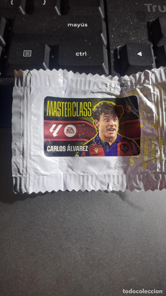 Coleccionismo cromos antiguos: CROMO CARLOS ALVAREZ MASTERCLASS LEVANTE CHICLE LIGA 2026 2027 26 27 ESTE PANINI NUNCA PEGADO