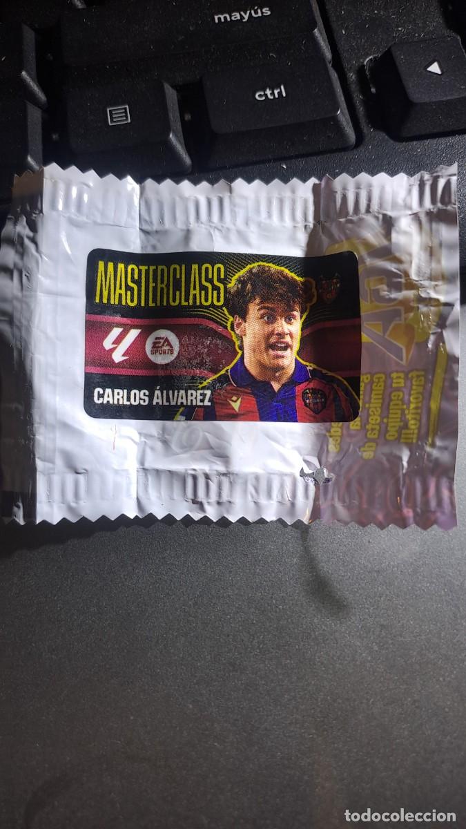 Coleccionismo cromos antiguos: CROMO CARLOS ALVAREZ MASTERCLASS LEVANTE CHICLE LIGA 2026 2027 26 27 ESTE PANINI NUNCA PEGADO