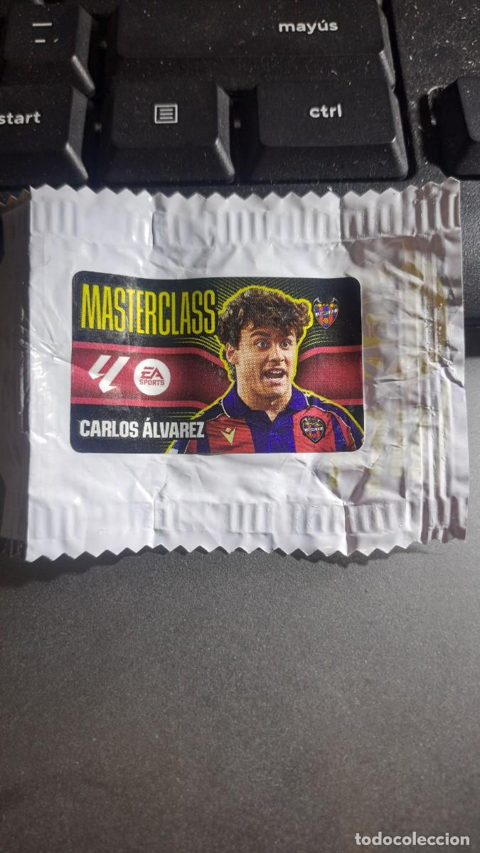 Coleccionismo cromos antiguos: CROMO CARLOS ALVAREZ MASTERCLASS LEVANTE CHICLE LIGA 2026 2027 26 27 ESTE PANINI NUNCA PEGADO