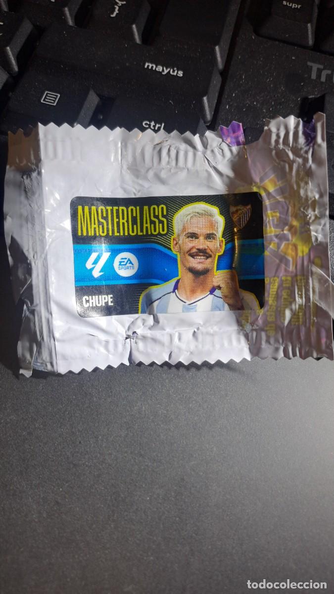 Coleccionismo cromos antiguos: CROMO CHUPE MASTERCLASS MALAGA CHICLE LIGA 2026 2027 26 27 ESTE PANINI NUNCA PEGADO