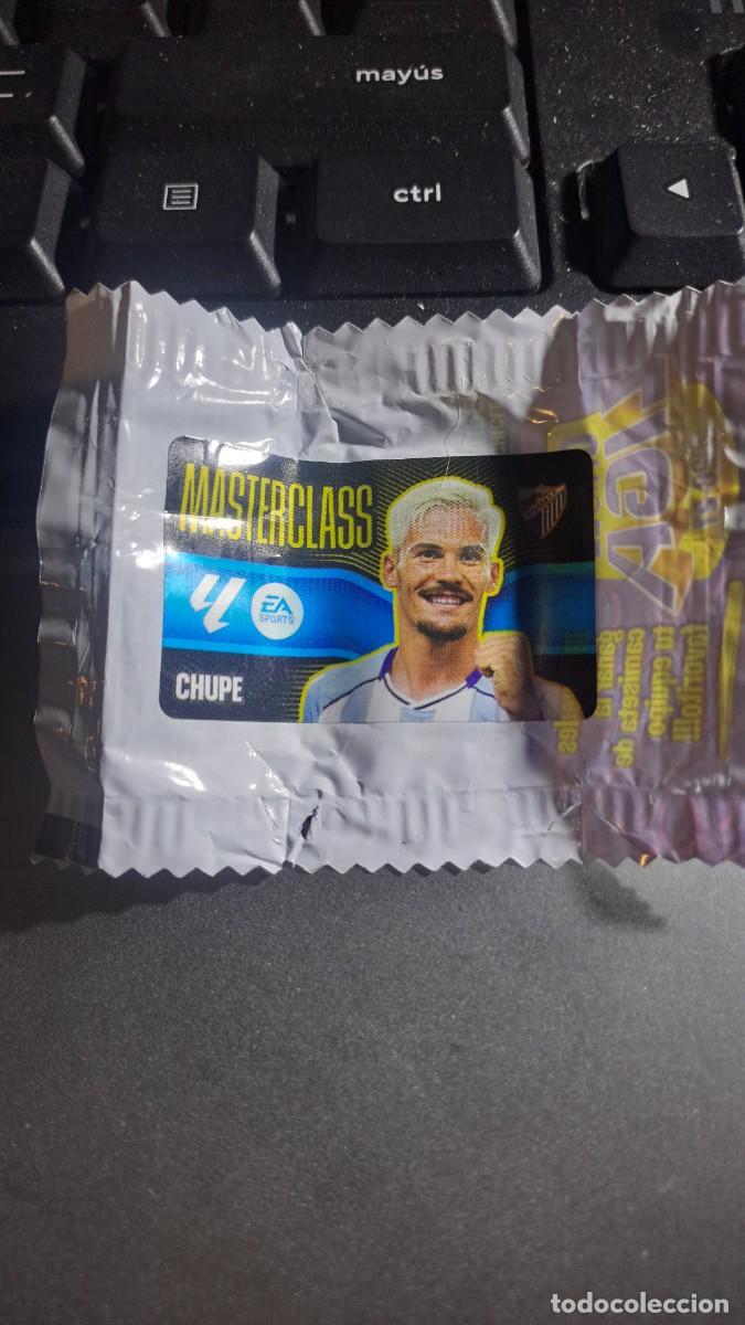Coleccionismo cromos antiguos: CROMO CHUPE MASTERCLASS MALAGA CHICLE LIGA 2026 2027 26 27 ESTE PANINI NUNCA PEGADO