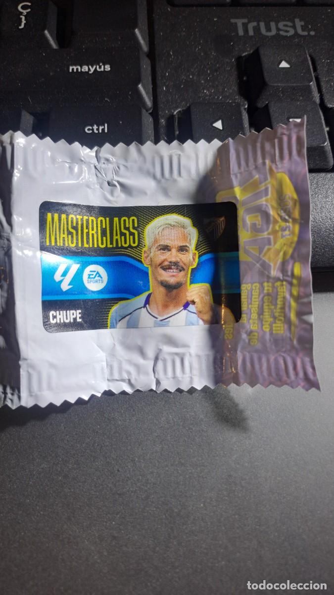 Coleccionismo cromos antiguos: CROMO CHUPE MASTERCLASS MALAGA CHICLE LIGA 2026 2027 26 27 ESTE PANINI NUNCA PEGADO