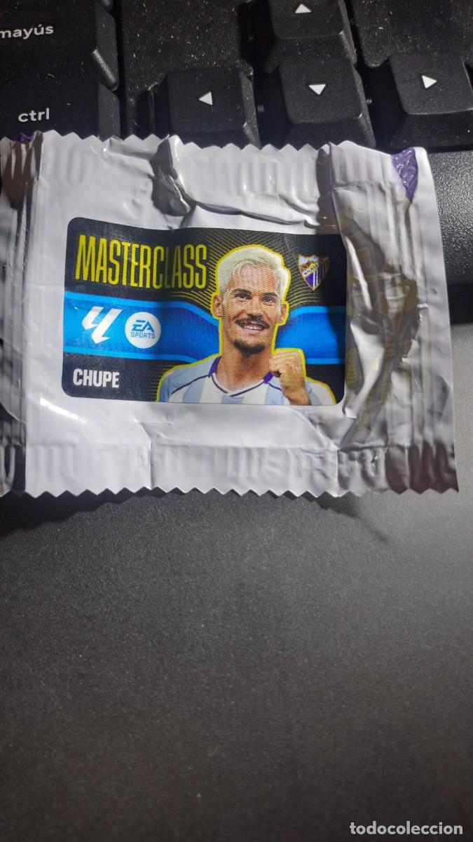 Coleccionismo cromos antiguos: CROMO CHUPE MASTERCLASS MALAGA CHICLE LIGA 2026 2027 26 27 ESTE PANINI NUNCA PEGADO