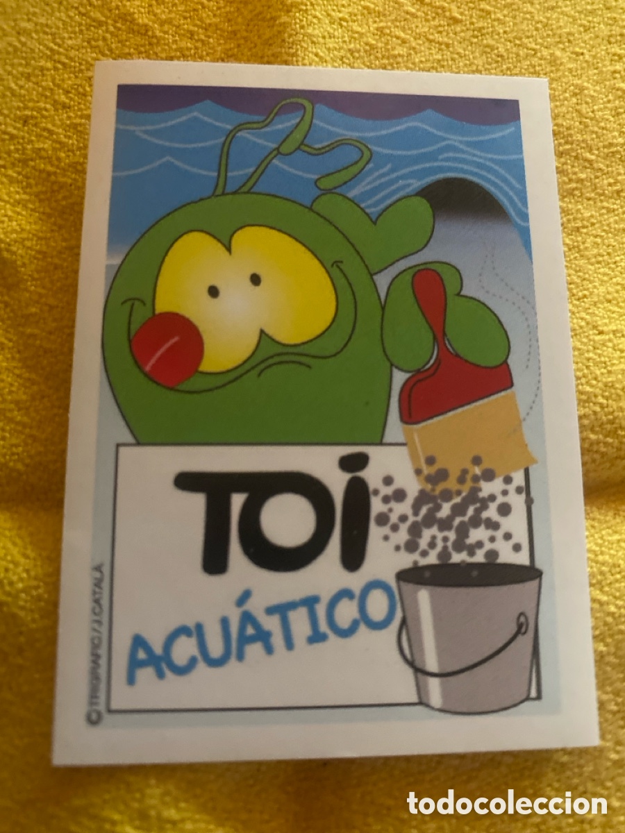 Coleccionismo cromos antiguos: Cromo coleccion Toi Acuatico