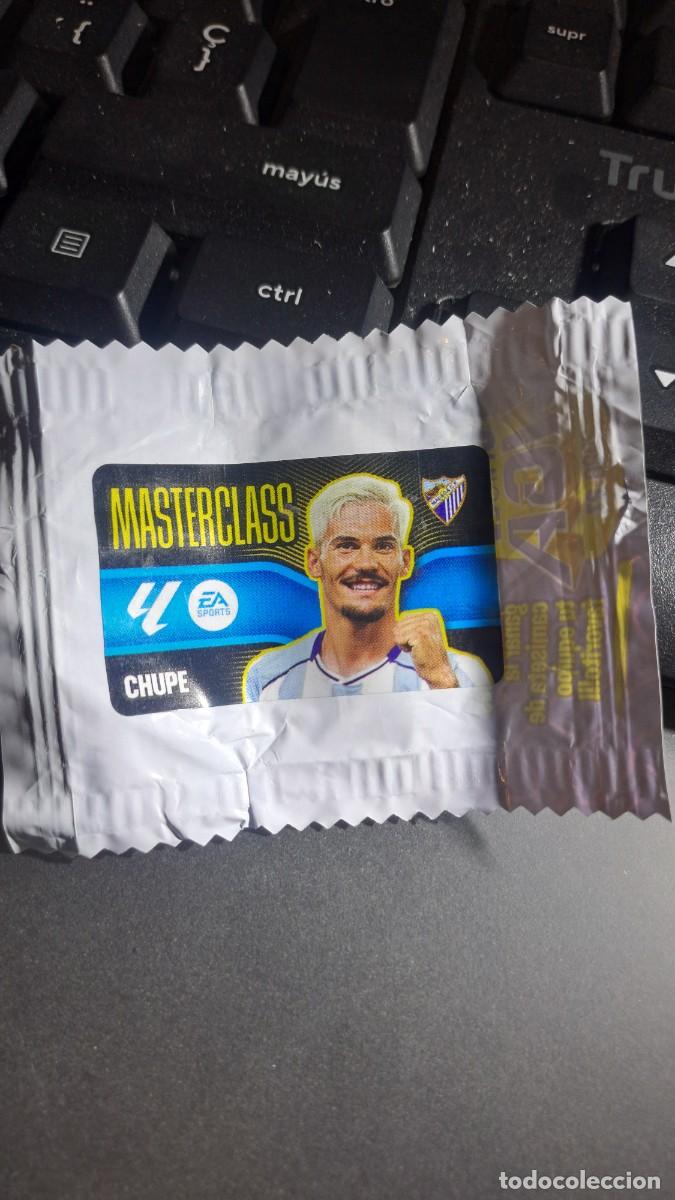 Coleccionismo cromos antiguos: CROMO CHUPE MASTERCLASS MALAGA CHICLE LIGA 2026 2027 26 27 ESTE PANINI NUNCA PEGADO