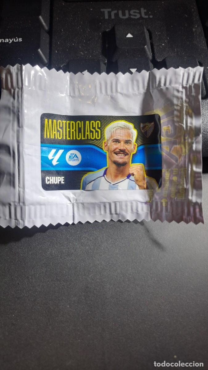 Coleccionismo cromos antiguos: CROMO CHUPE MASTERCLASS MALAGA CHICLE LIGA 2026 2027 26 27 ESTE PANINI NUNCA PEGADO