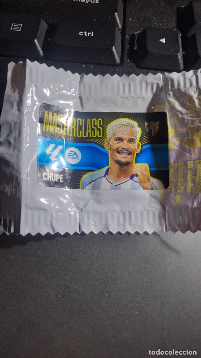 Coleccionismo cromos antiguos: CROMO CHUPE MASTERCLASS MALAGA CHICLE LIGA 2026 2027 26 27 ESTE PANINI NUNCA PEGADO