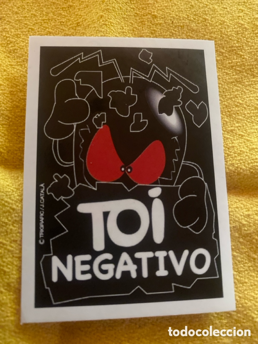 Coleccionismo cromos antiguos: Cromo Toi Negativo coleccion