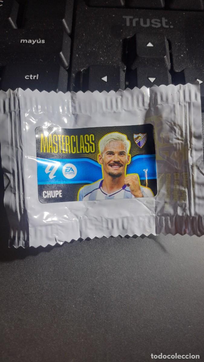 Coleccionismo cromos antiguos: CROMO CHUPE MASTERCLASS MALAGA CHICLE LIGA 2026 2027 26 27 ESTE PANINI NUNCA PEGADO