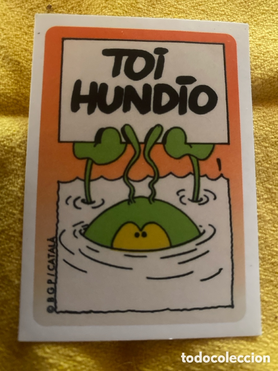 Coleccionismo cromos antiguos: Cromo coleccion Toi Hundio