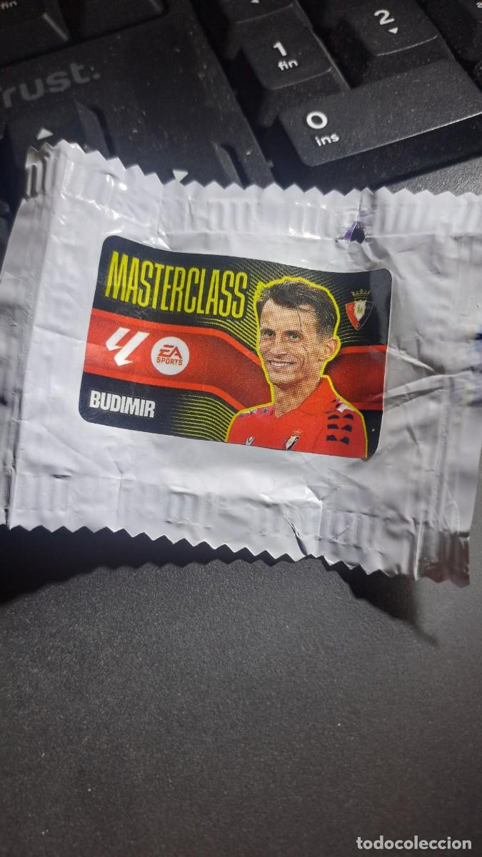 Coleccionismo cromos antiguos: CROMO BUDIMIR MASTERCLASS OSASUNA CHICLE LIGA 2026 2027 26 27 ESTE PANINI NUNCA PEGADO