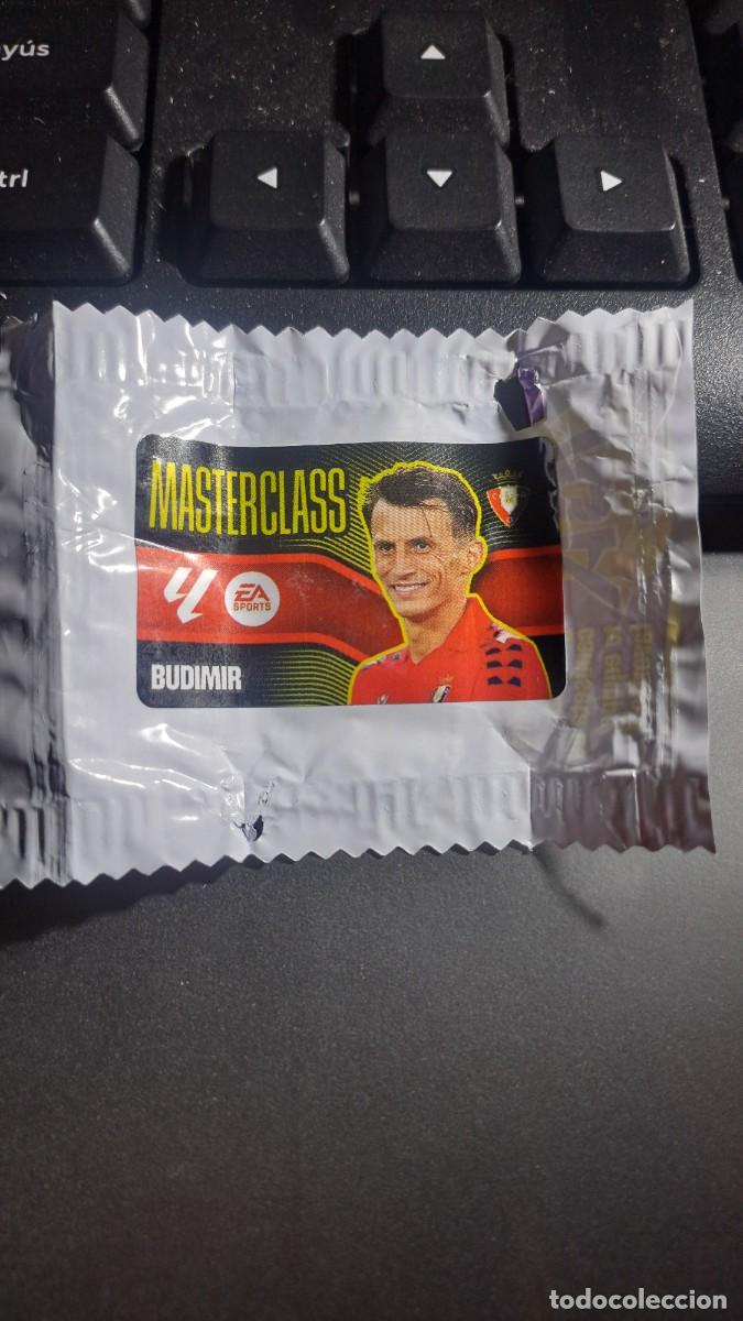Coleccionismo cromos antiguos: CROMO BUDIMIR MASTERCLASS OSASUNA CHICLE LIGA 2026 2027 26 27 ESTE PANINI NUNCA PEGADO