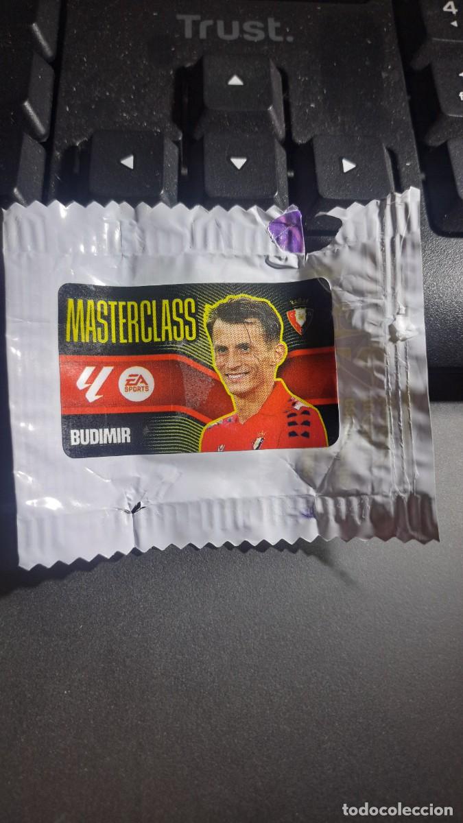 Coleccionismo cromos antiguos: CROMO BUDIMIR MASTERCLASS OSASUNA CHICLE LIGA 2026 2027 26 27 ESTE PANINI NUNCA PEGADO
