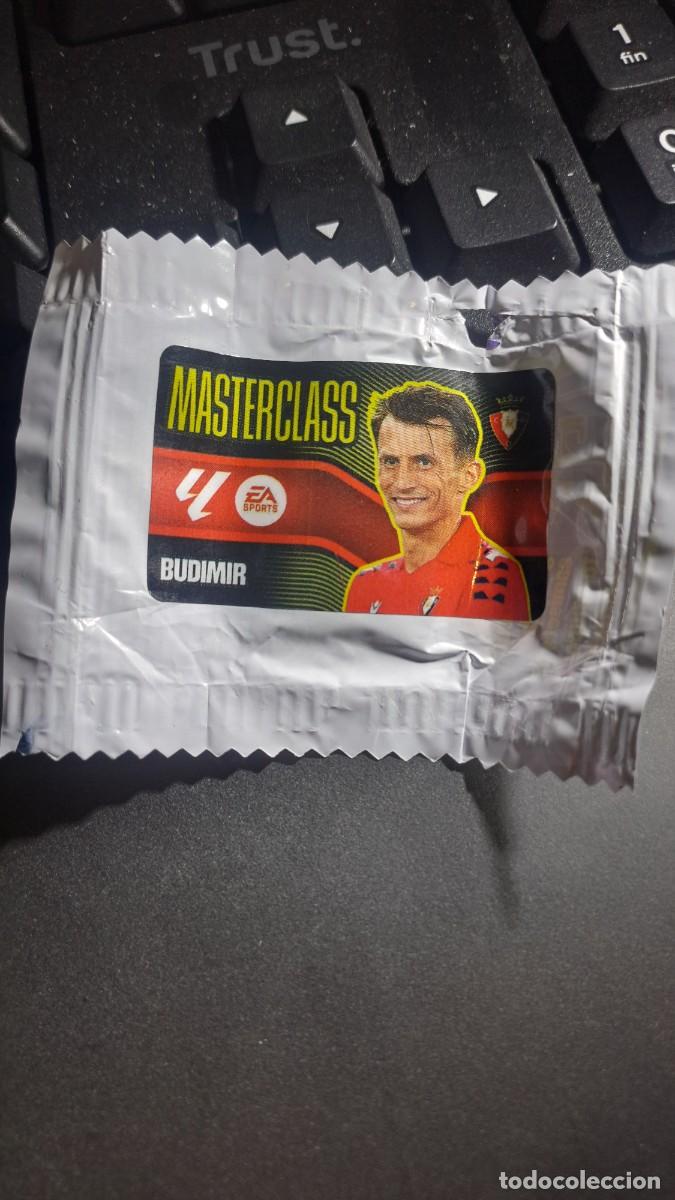 Coleccionismo cromos antiguos: CROMO BUDIMIR MASTERCLASS OSASUNA CHICLE LIGA 2026 2027 26 27 ESTE PANINI NUNCA PEGADO