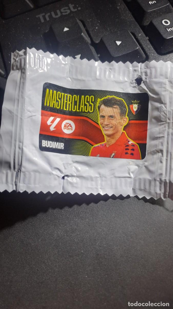 Coleccionismo cromos antiguos: CROMO BUDIMIR MASTERCLASS OSASUNA CHICLE LIGA 2026 2027 26 27 ESTE PANINI NUNCA PEGADO