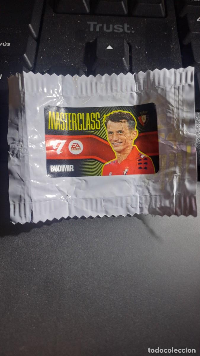 Coleccionismo cromos antiguos: CROMO BUDIMIR MASTERCLASS OSASUNA CHICLE LIGA 2026 2027 26 27 ESTE PANINI NUNCA PEGADO