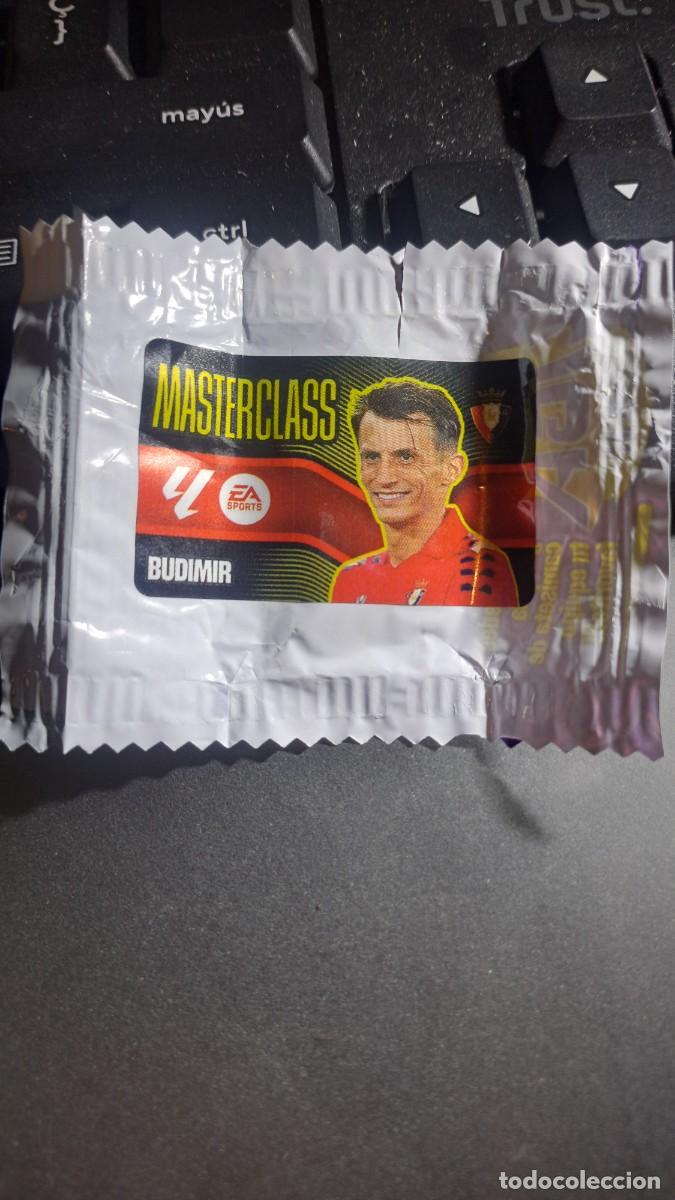 Coleccionismo cromos antiguos: CROMO BUDIMIR MASTERCLASS OSASUNA CHICLE LIGA 2026 2027 26 27 ESTE PANINI NUNCA PEGADO