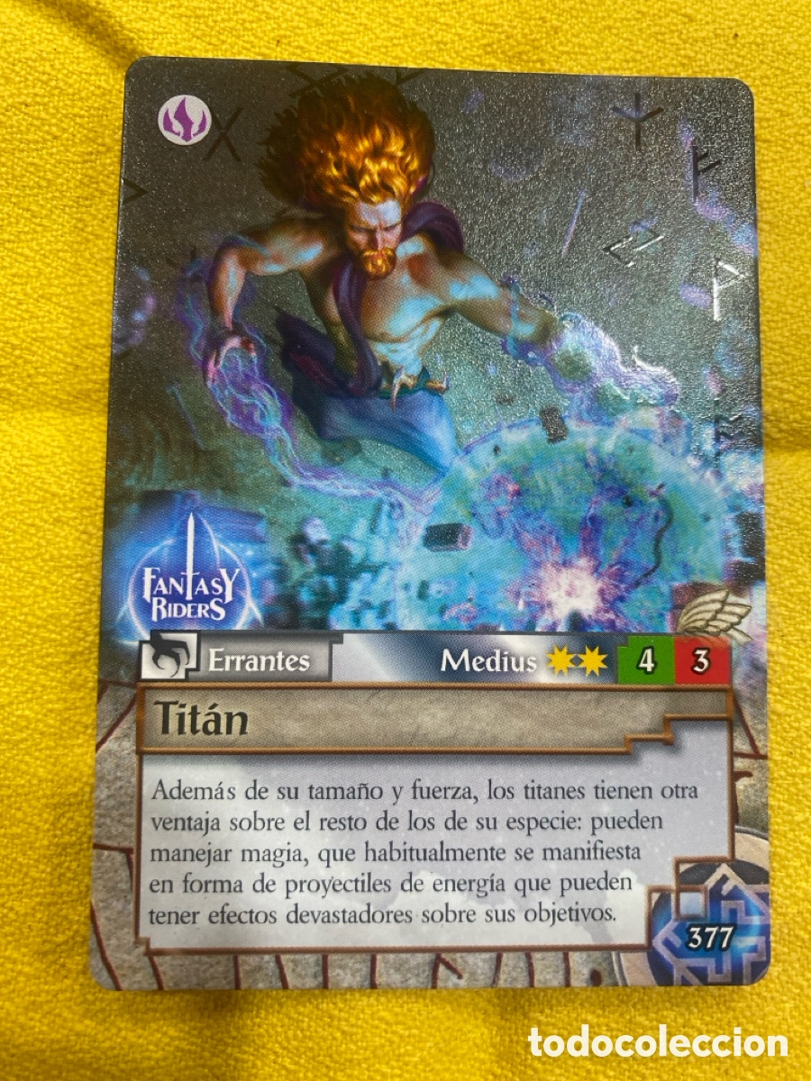 Coleccionismo cromos antiguos: Cromo Titan Fantasy Riders