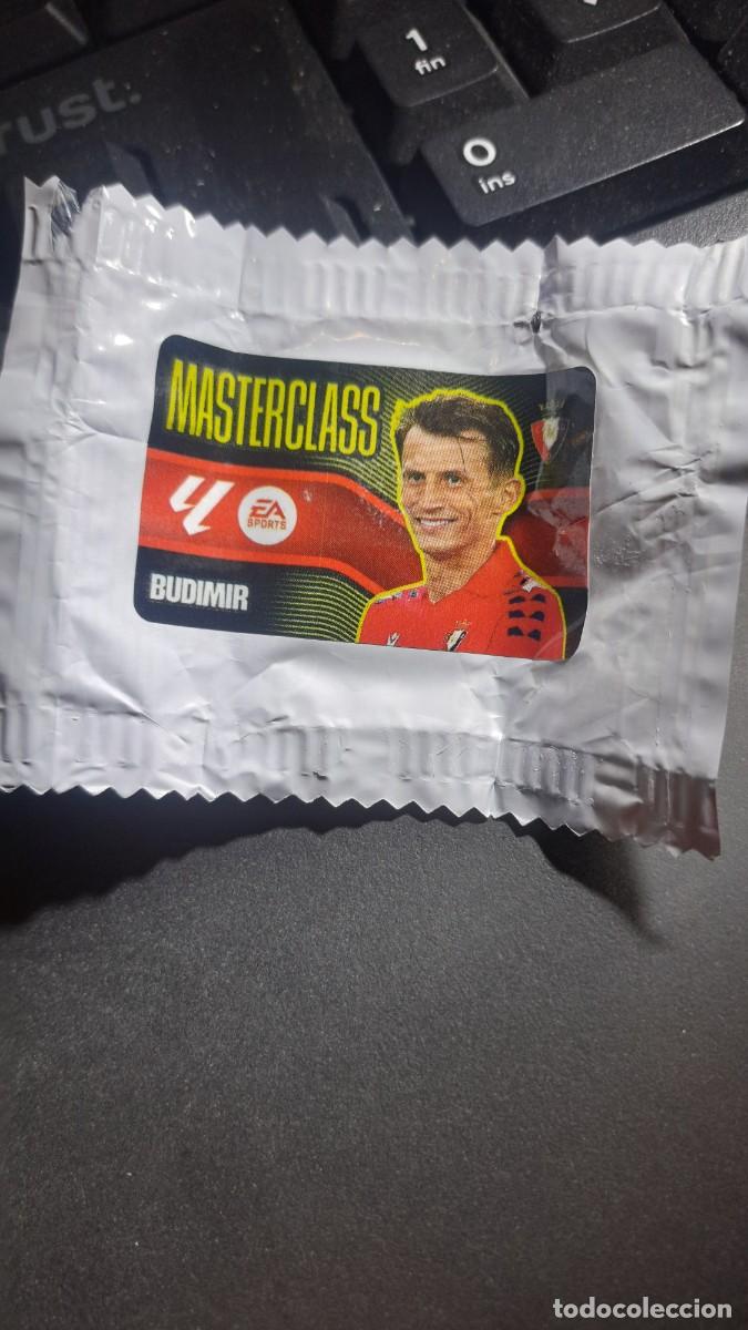 Coleccionismo cromos antiguos: CROMO BUDIMIR MASTERCLASS OSASUNA CHICLE LIGA 2026 2027 26 27 ESTE PANINI NUNCA PEGADO