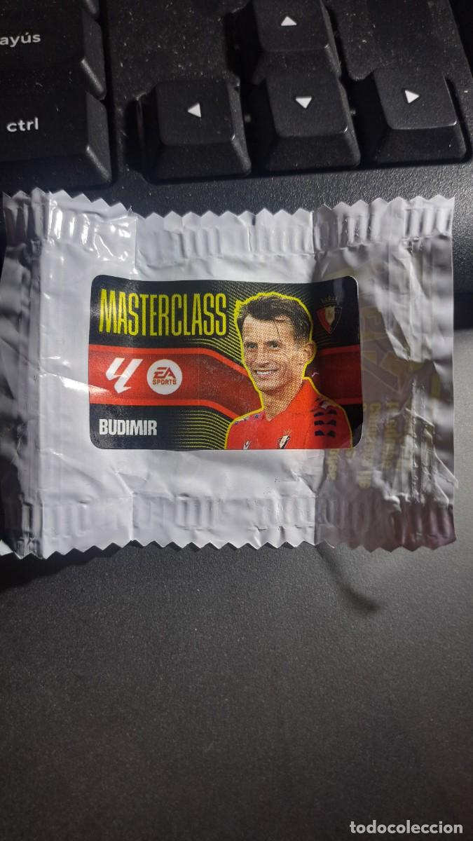 Coleccionismo cromos antiguos: CROMO BUDIMIR MASTERCLASS OSASUNA CHICLE LIGA 2026 2027 26 27 ESTE PANINI NUNCA PEGADO