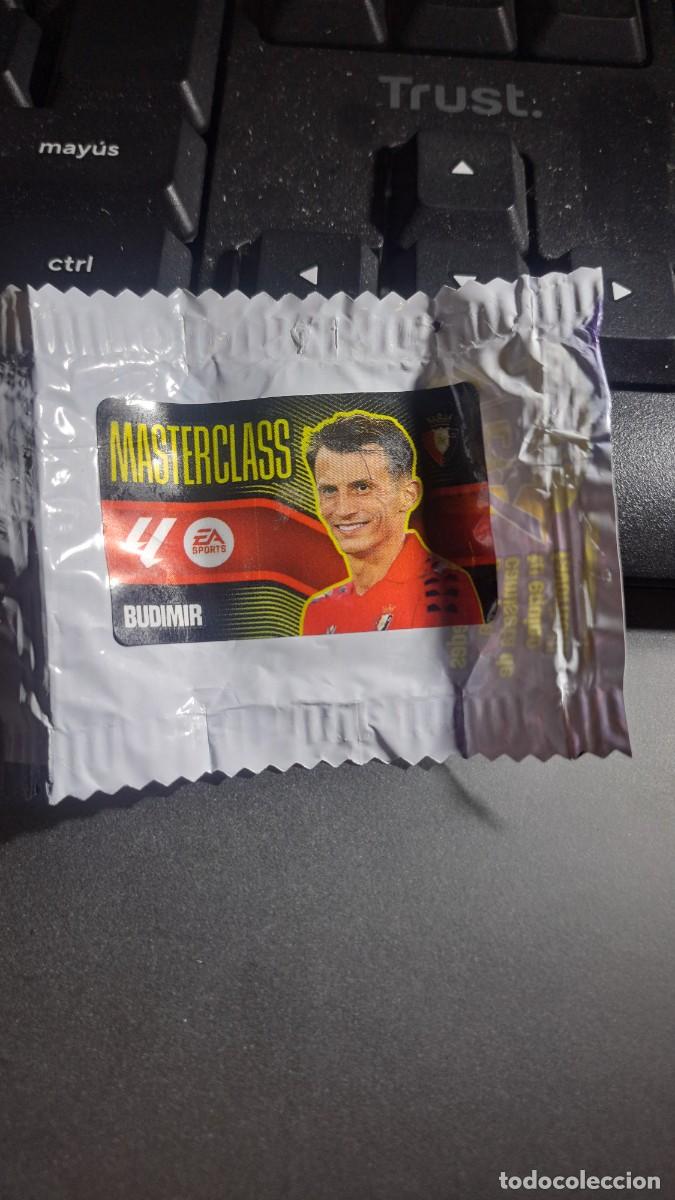 Coleccionismo cromos antiguos: CROMO BUDIMIR MASTERCLASS OSASUNA CHICLE LIGA 2026 2027 26 27 ESTE PANINI NUNCA PEGADO