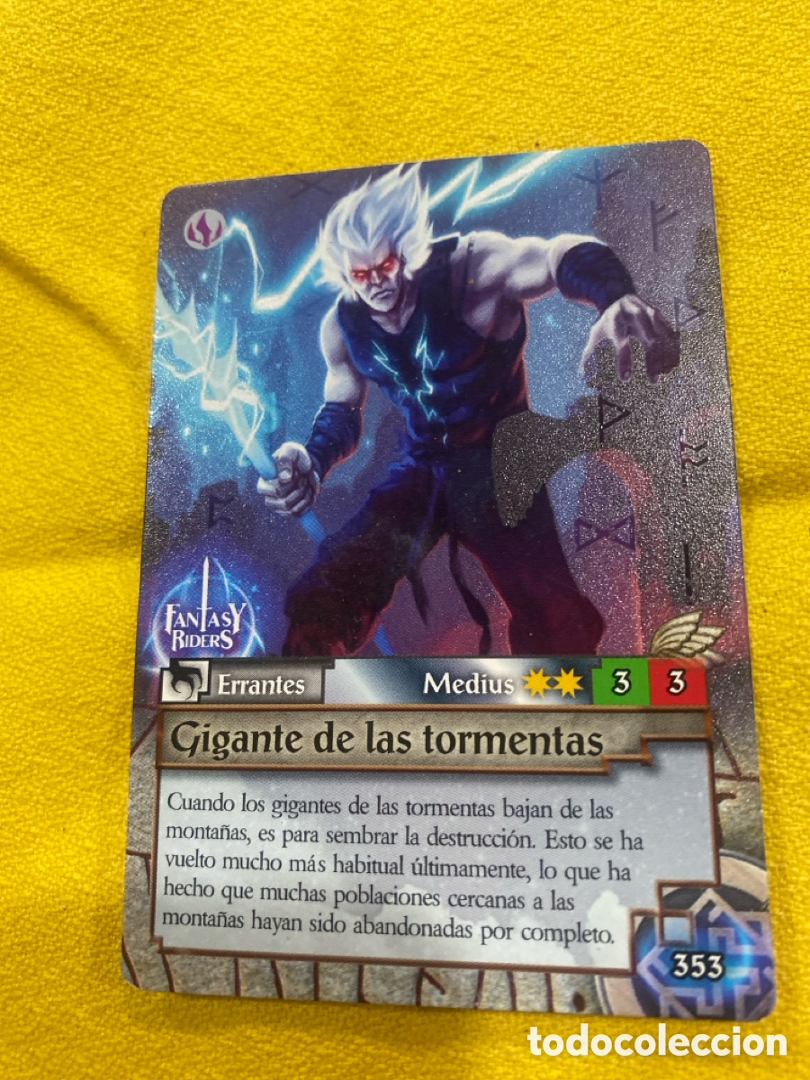 Coleccionismo cromos antiguos: Cromo Gigantes de Las Tormentas