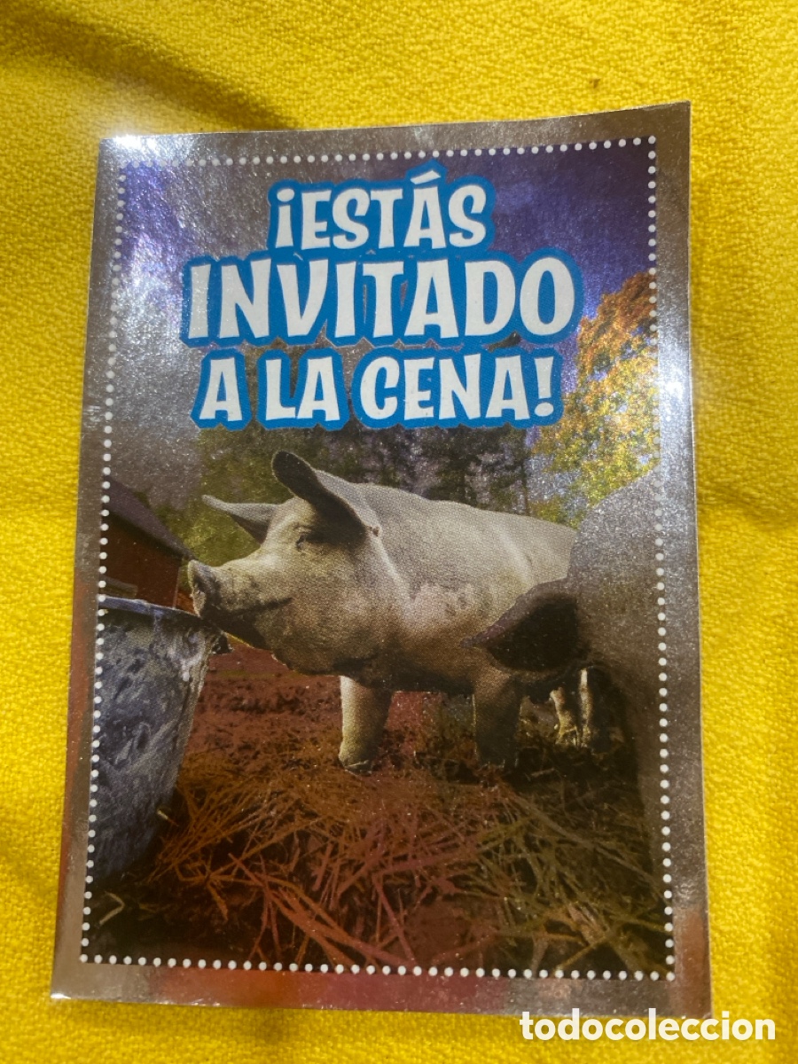 Coleccionismo cromos antiguos: Cromo Estas invitado a la cena! - Foto 1