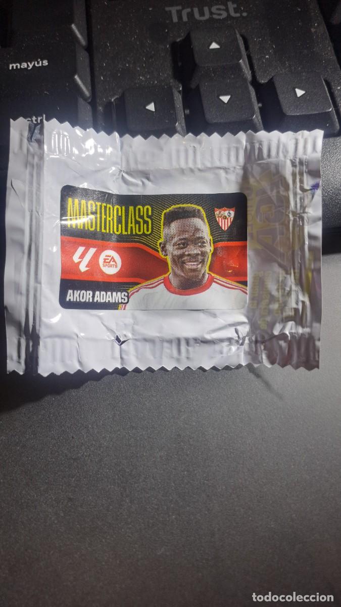 Coleccionismo cromos antiguos: CROMO AKOR ADAMS MASTERCLASS SEVILLA CHICLE LIGA 2026 2027 26 27 ESTE PANINI NUNCA PEGADO