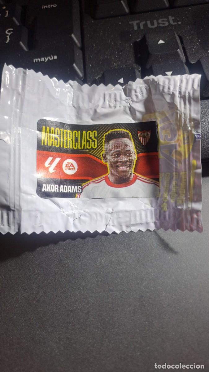 Coleccionismo cromos antiguos: CROMO AKOR ADAMS MASTERCLASS SEVILLA CHICLE LIGA 2026 2027 26 27 ESTE PANINI NUNCA PEGADO