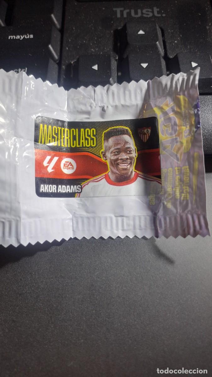 Coleccionismo cromos antiguos: CROMO AKOR ADAMS MASTERCLASS SEVILLA CHICLE LIGA 2026 2027 26 27 ESTE PANINI NUNCA PEGADO