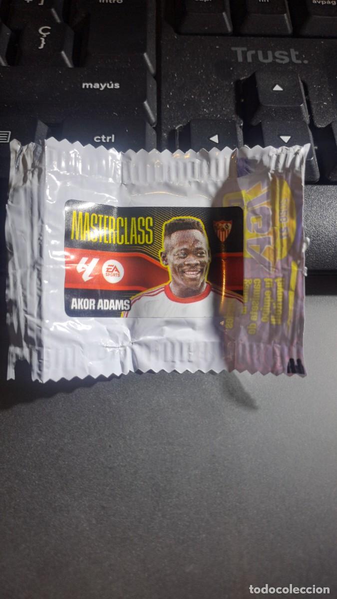 Coleccionismo cromos antiguos: CROMO AKOR ADAMS MASTERCLASS SEVILLA CHICLE LIGA 2026 2027 26 27 ESTE PANINI NUNCA PEGADO