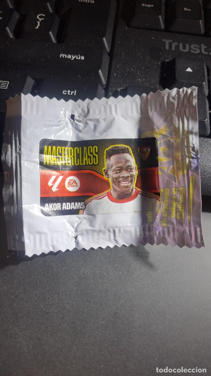 Coleccionismo cromos antiguos: CROMO AKOR ADAMS MASTERCLASS SEVILLA CHICLE LIGA 2026 2027 26 27 ESTE PANINI NUNCA PEGADO