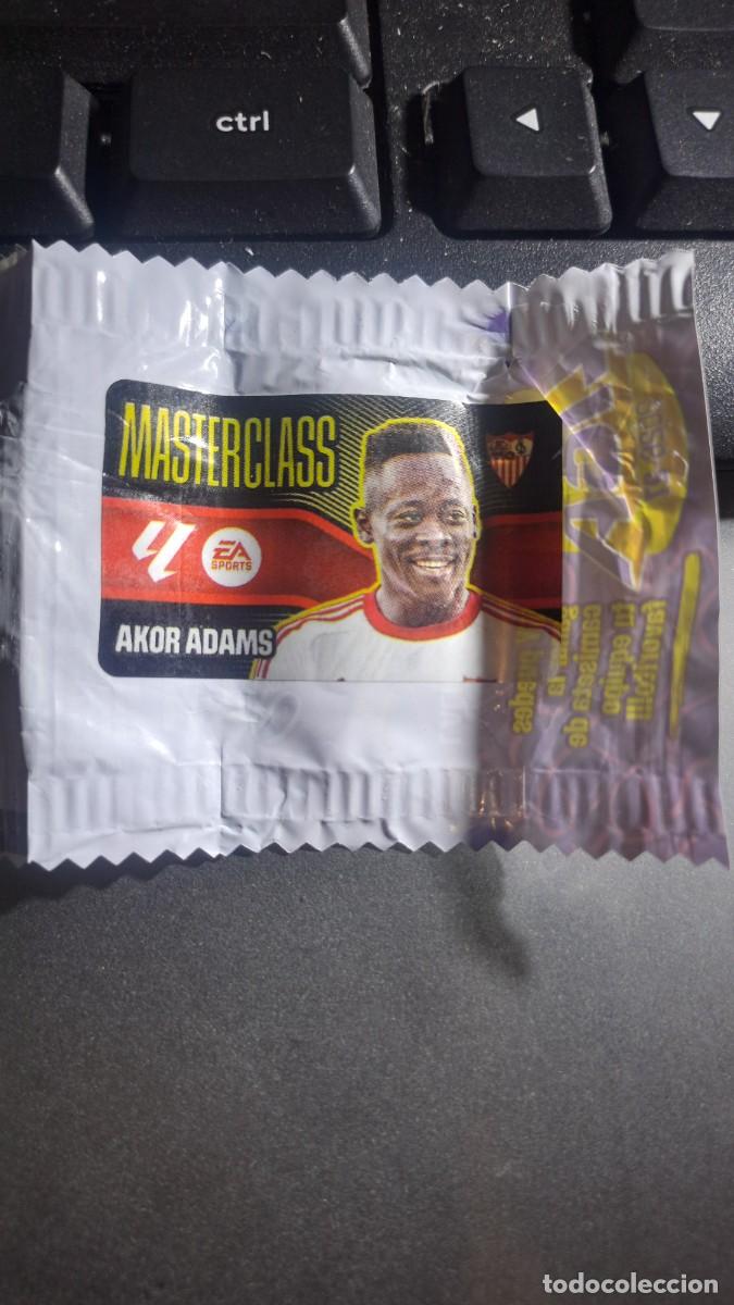 Coleccionismo cromos antiguos: CROMO AKOR ADAMS MASTERCLASS SEVILLA CHICLE LIGA 2026 2027 26 27 ESTE PANINI NUNCA PEGADO