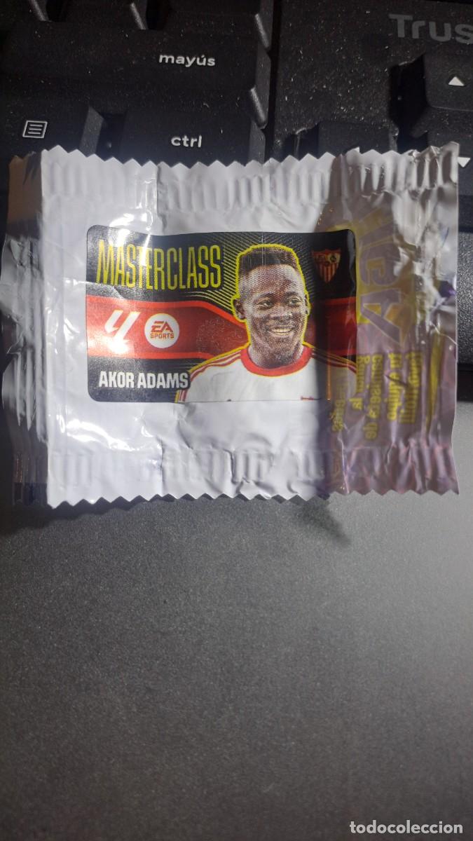 Coleccionismo cromos antiguos: CROMO AKOR ADAMS MASTERCLASS SEVILLA CHICLE LIGA 2026 2027 26 27 ESTE PANINI NUNCA PEGADO