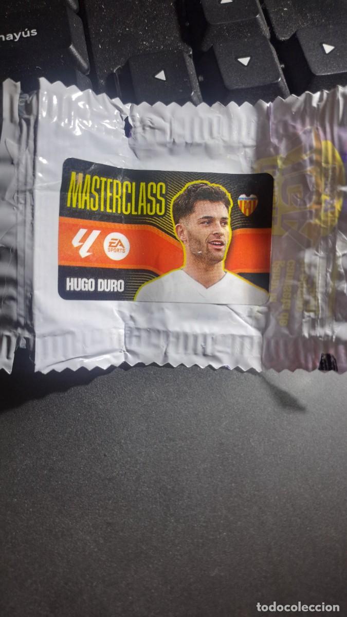 Coleccionismo cromos antiguos: CROMO HUGO DURO MASTERCLASS VALENCIA CHICLE LIGA 2026 2027 26 27 ESTE PANINI NUNCA PEGADO