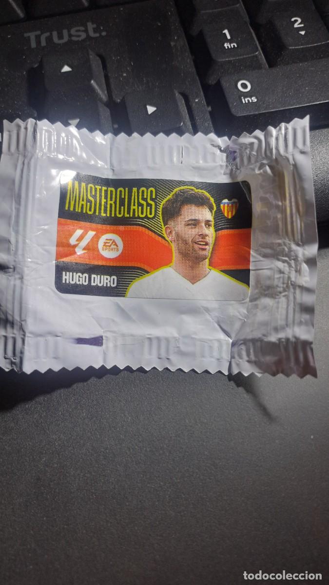 Coleccionismo cromos antiguos: CROMO HUGO DURO MASTERCLASS VALENCIA CHICLE LIGA 2026 2027 26 27 ESTE PANINI NUNCA PEGADO