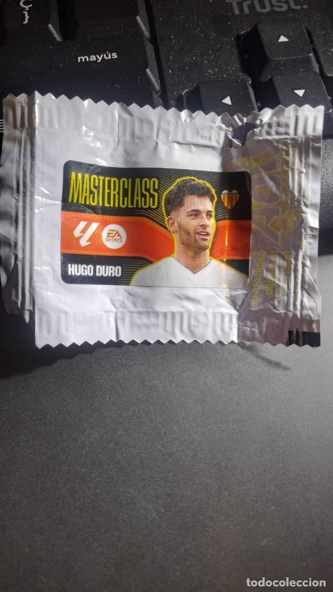Coleccionismo cromos antiguos: CROMO HUGO DURO MASTERCLASS VALENCIA CHICLE LIGA 2026 2027 26 27 ESTE PANINI NUNCA PEGADO