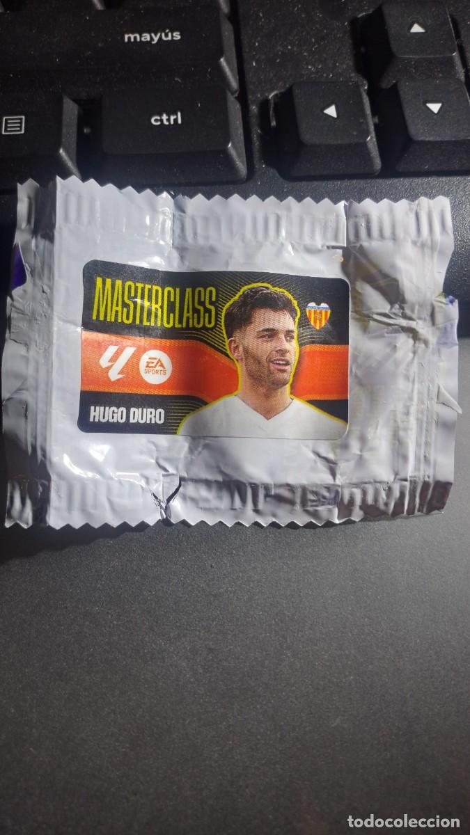 Coleccionismo cromos antiguos: CROMO HUGO DURO MASTERCLASS VALENCIA CHICLE LIGA 2026 2027 26 27 ESTE PANINI NUNCA PEGADO