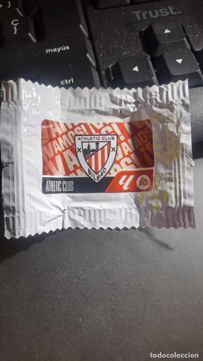 Coleccionismo cromos antiguos: CROMO ESCUDO ATHLETIC CLUB DE BILBAO CHICLE LIGA 2026 2027 26 27 ESTE PANINI NUNCA PEGADO
