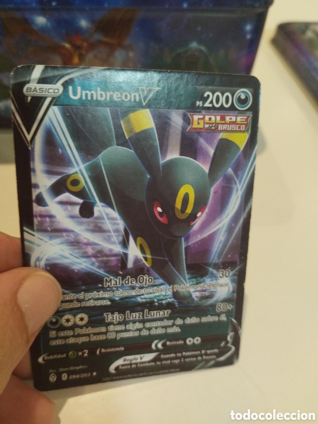 Coleccionismo cromos antiguos: Umbreon V 200 PS pokemon - Foto 2