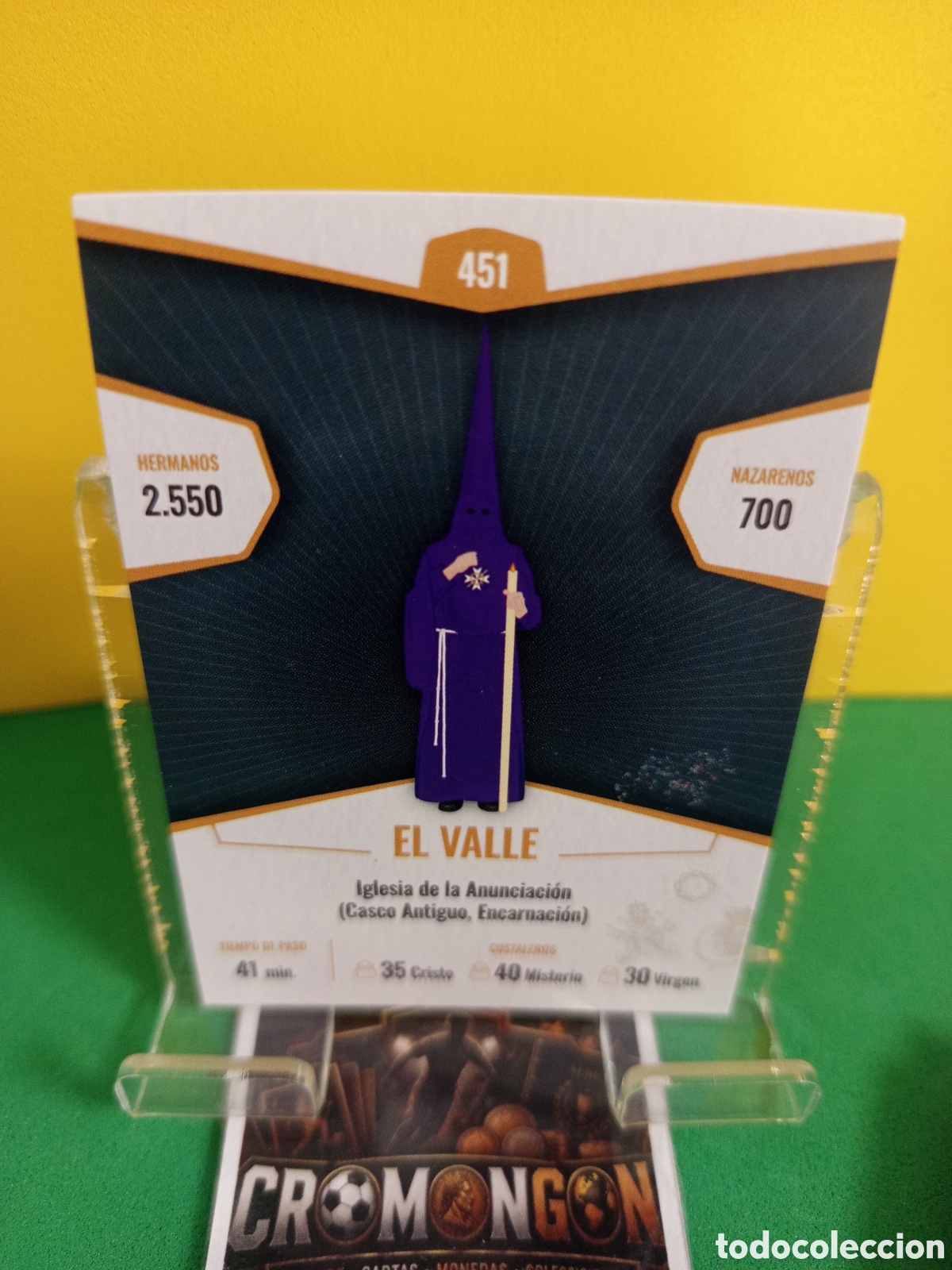 Coleccionismo cromos antiguos: ❇️ CROMO CARD 451.- HOLY CARDS SEMANA SANTA SEVILLA 2026 ❇️