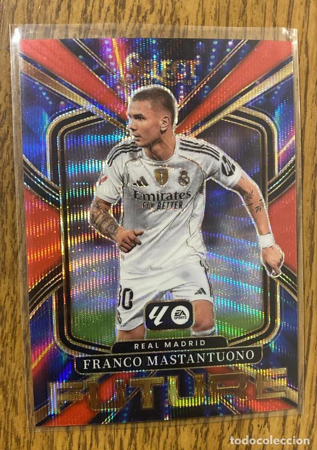 Coleccionismo cromos antiguos: Franco Mastantuono #19 Insert Future Numerada 27/49 Panini Select LaLiga 2025/26 Real Madrid
