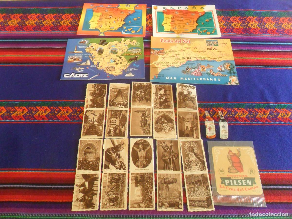 Coleccionismo cromos antiguos: 39 CROMO SELLO SEVILLA FERIA ROMER&Iacute;A ROC&Iacute;O ARTE Y ETIQUETA CERVEZA LA CRUZ DEL CAMPO PILSEN. A&Ntilde;OS 50