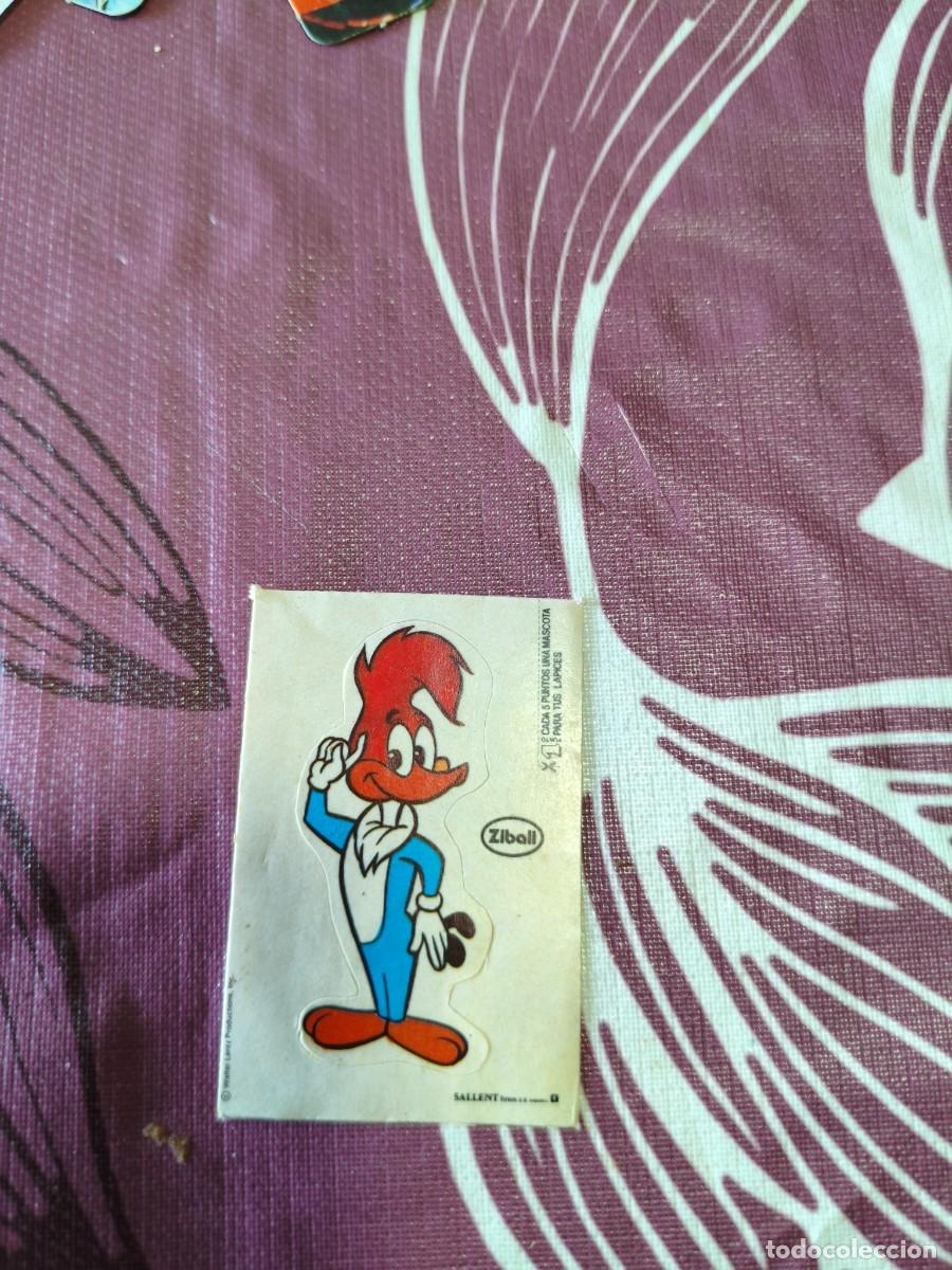 Coleccionismo cromos antiguos: Lote Pegatinas Ziball vintage &ndash; El P&aacute;jaro Loco y Canguro