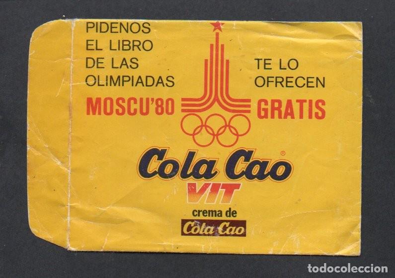 Coleccionismo cromos antiguos: SOBRE VACIO CROMOS DEL ALBUM COLA CAO - OLIMPIADA MOSCU 80