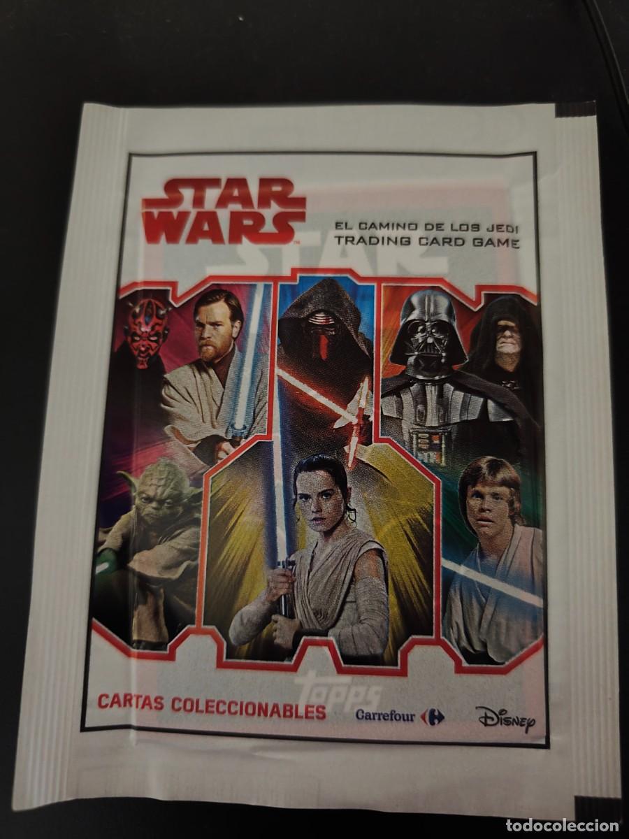 Coleccionismo cromos antiguos: 49 sobres coleccion STAR WARS EL CAMINO DEL JEDI sin abrir de editorial topps