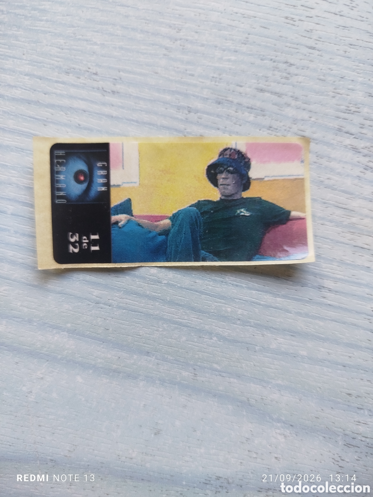 Coleccionismo cromos antiguos: Cromo chicle gran hermano n.11